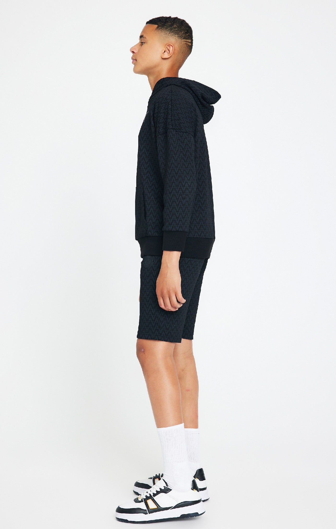 Boys Messi x SikSilk Black Print Short sold by Siksilk product image thumbnail 6