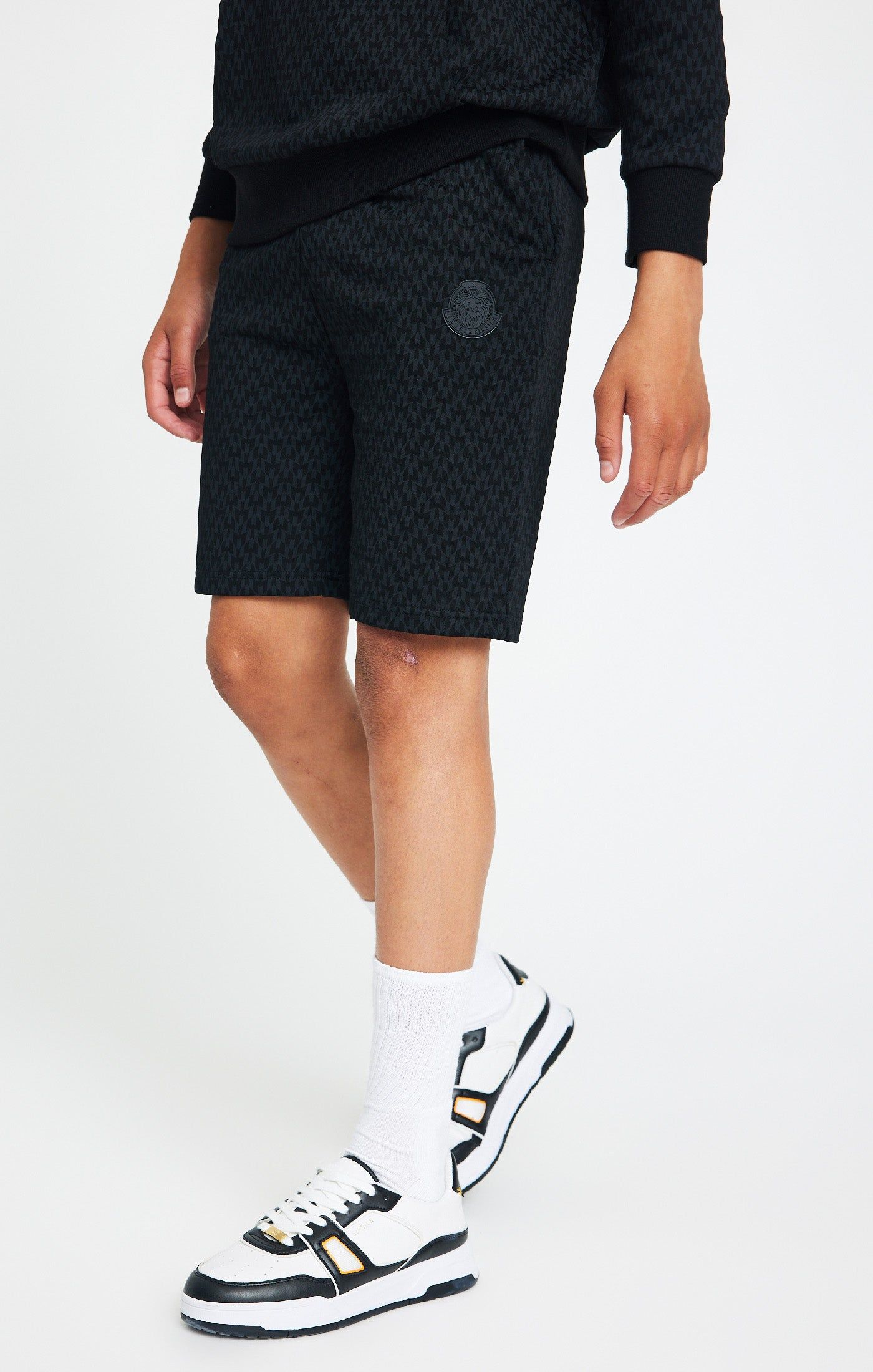 Boys Messi x SikSilk Black Print Short sold by Siksilk