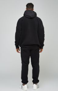 Ecru Polar Fleece Panelled Cuffed Jogger sold by Siksilk