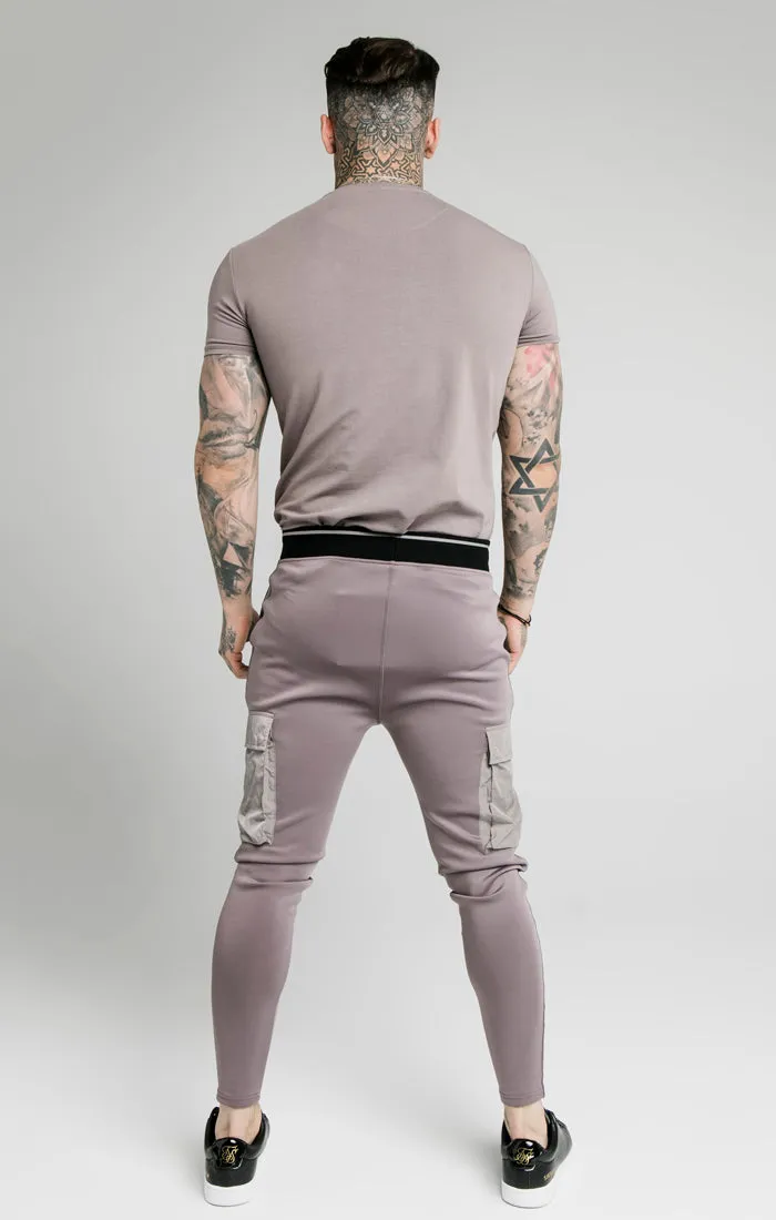Grey Short Sleeve Muscle Fit T-Shirt sold by Siksilk product image thumbnail 5