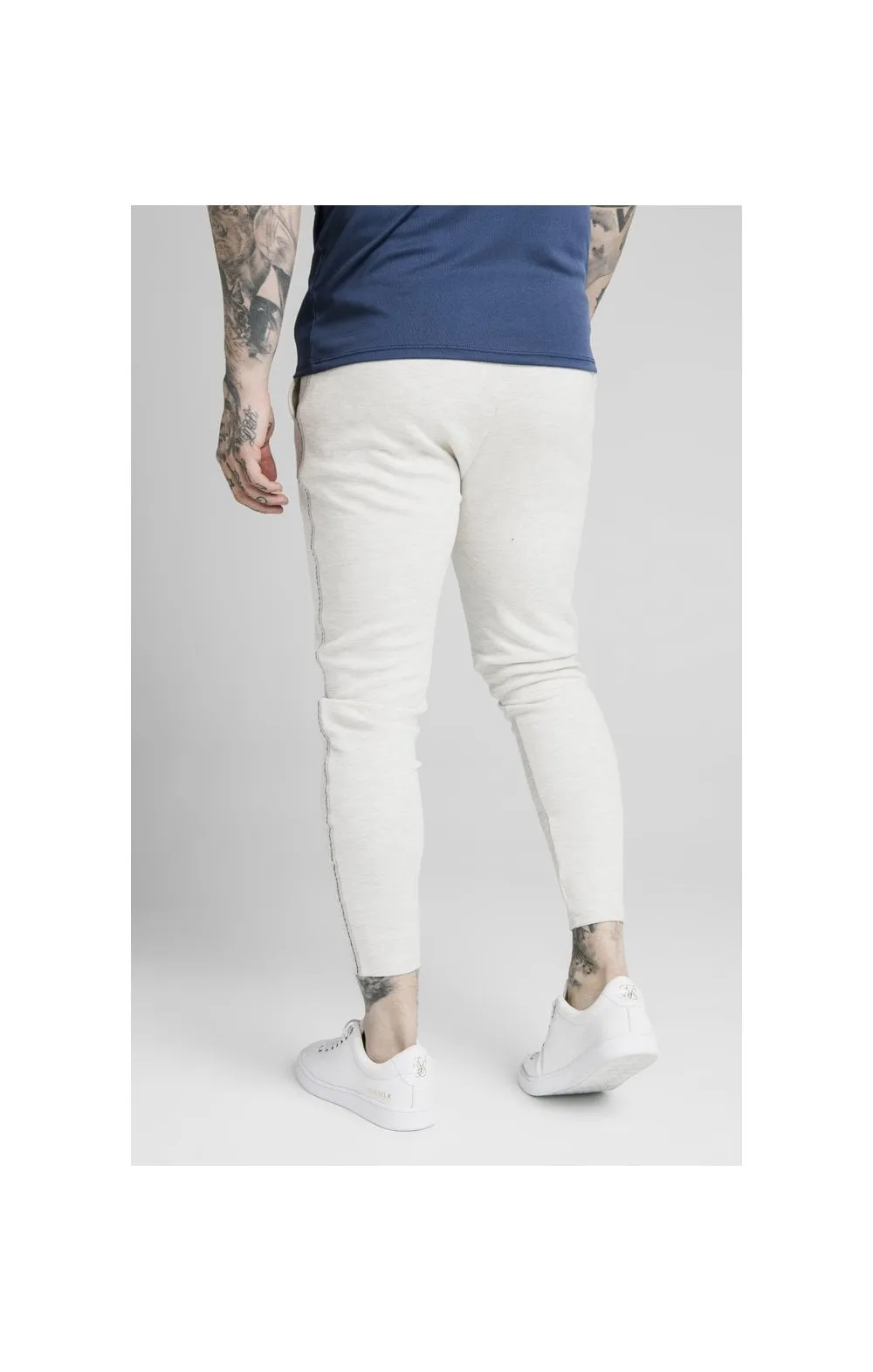 SikSilk Exposed Tape Jogger - Light Grey sold by Siksilk product image thumbnail 3