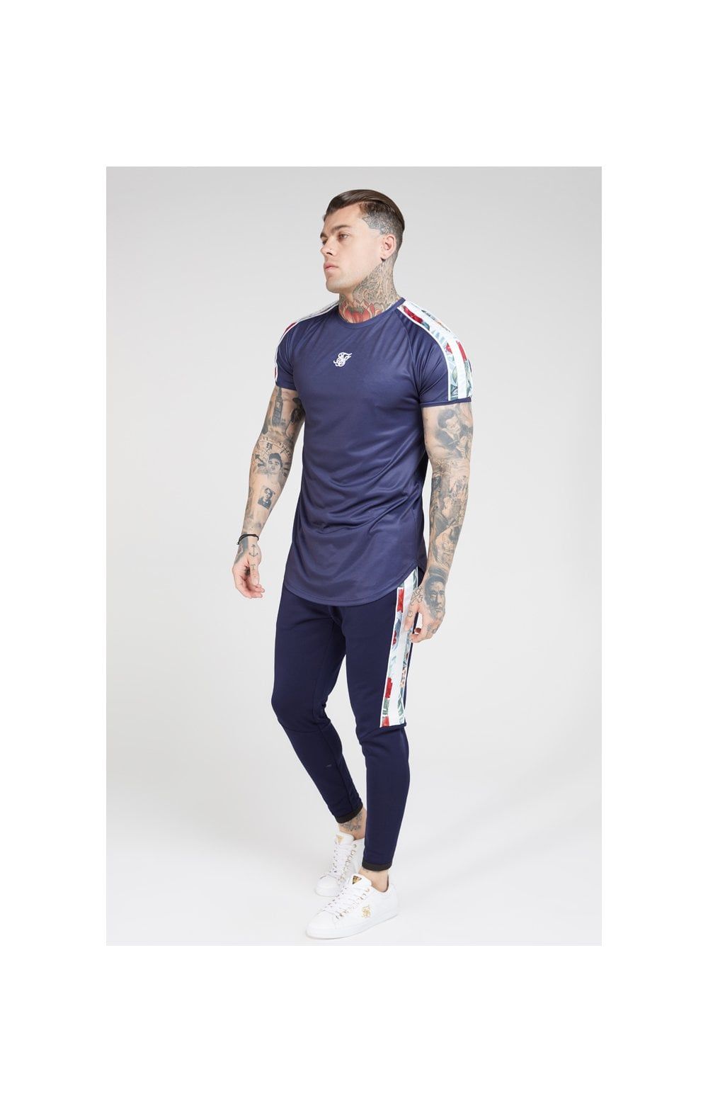 SikSilk Curved Hem Raglan Tee – Eclipse sold by Siksilk product image thumbnail 5