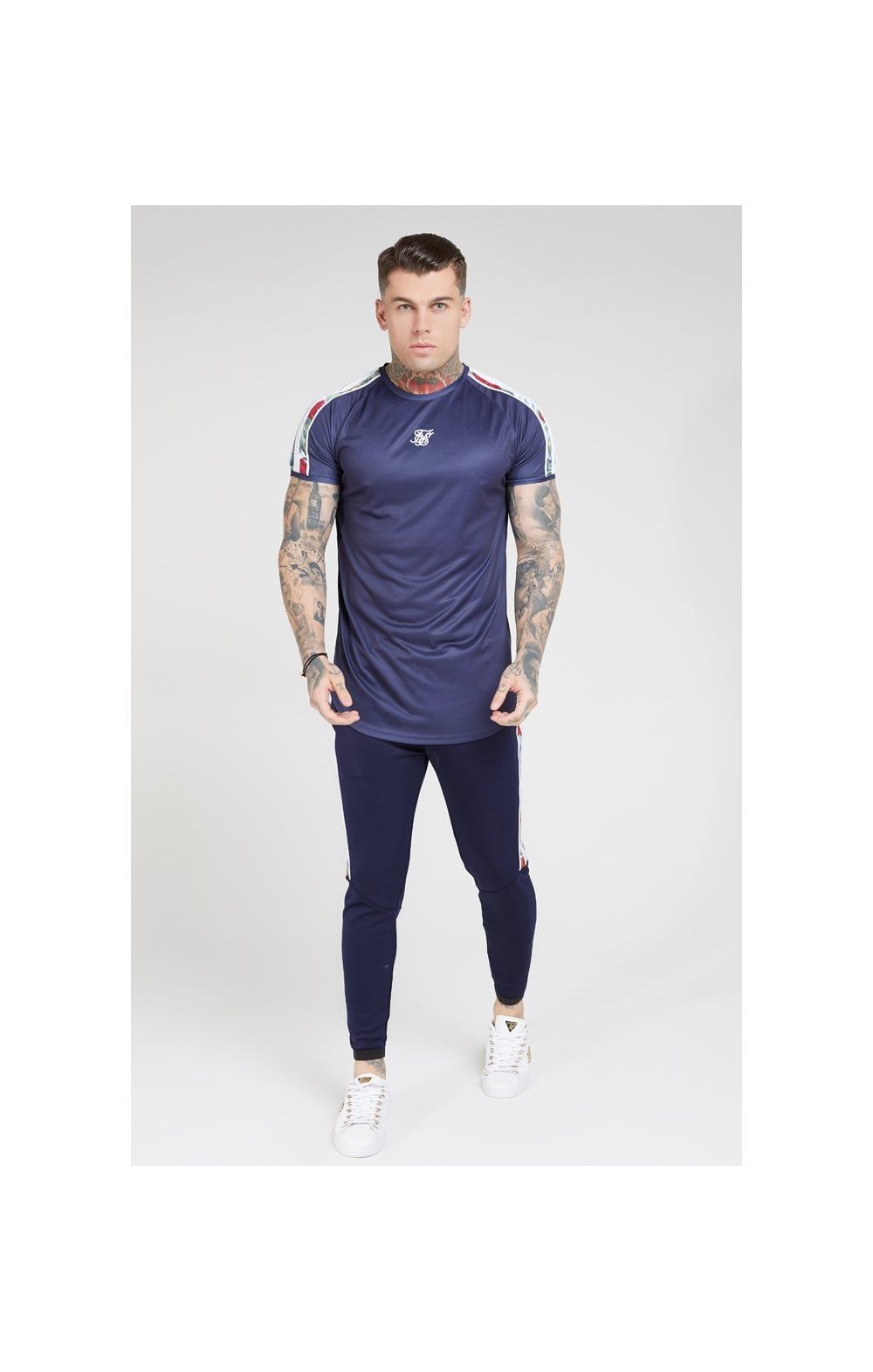 SikSilk Curved Hem Raglan Tee – Eclipse sold by Siksilk product image thumbnail 3