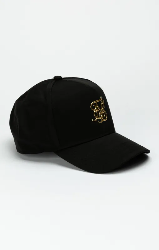 Boys Black Logo Trucker Cap sold by Siksilk