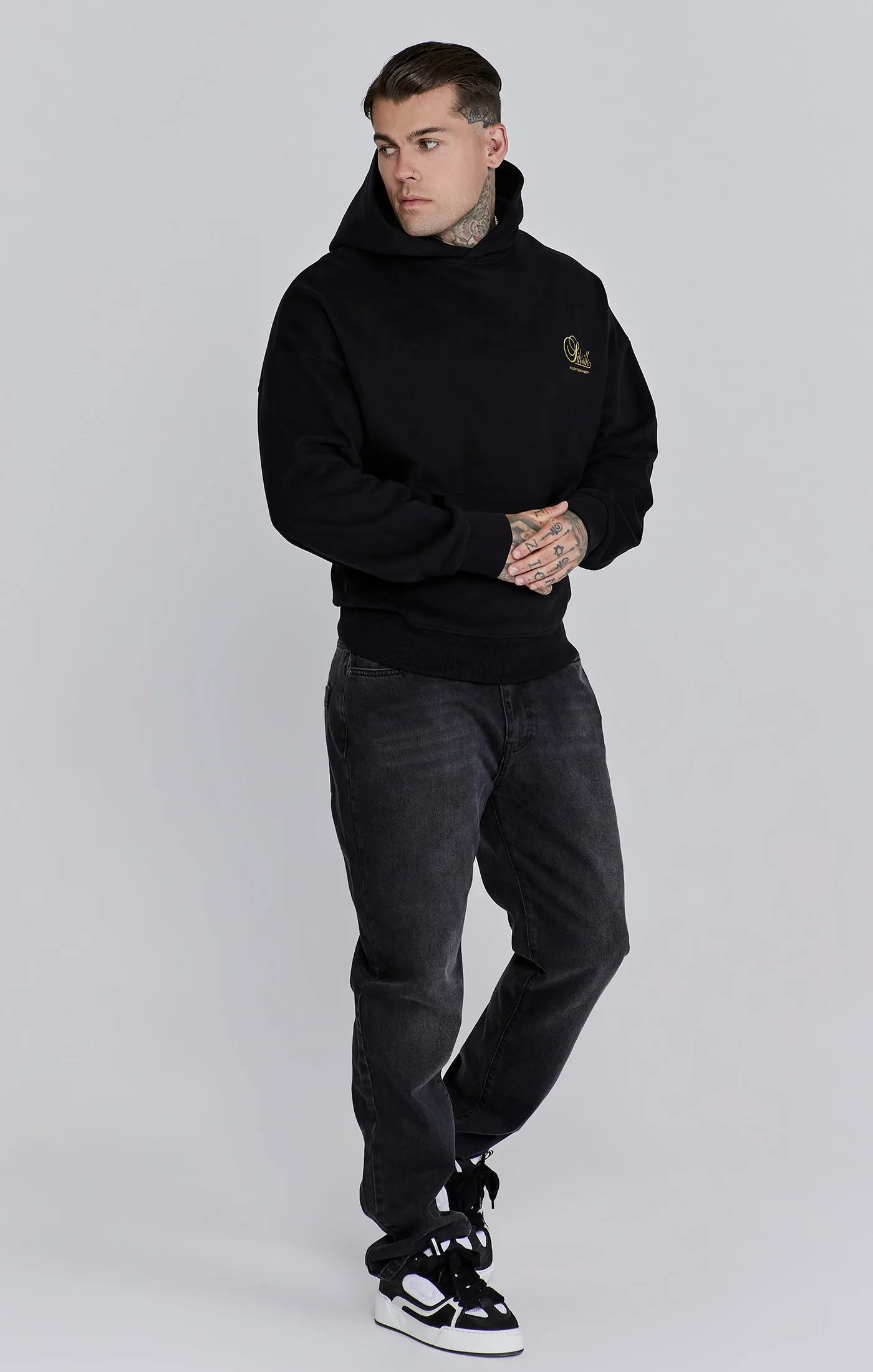 Black Graphic Hoodie sold by Siksilk product image thumbnail 4