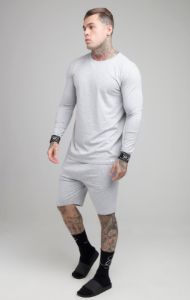 Grey Lounge Jersey Short sold by Siksilk