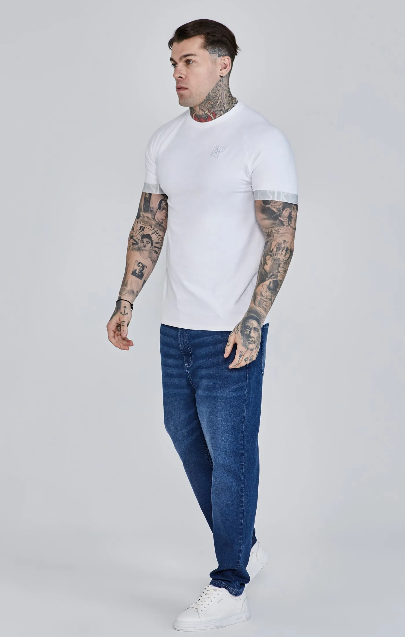 White Tech T-Shirt sold by Siksilk product image thumbnail 4