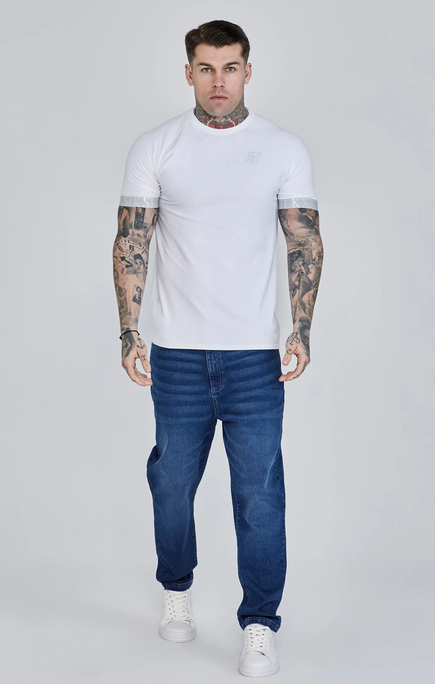 White Tech T-Shirt sold by Siksilk product image thumbnail 2