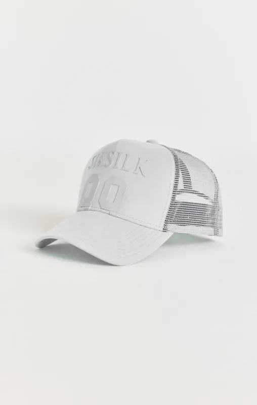 Grey Sueded Mesh 89 Trucker Cap sold by Siksilk