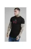 SikSilk Embossed Fitted Box Tee - Black sold by Siksilk