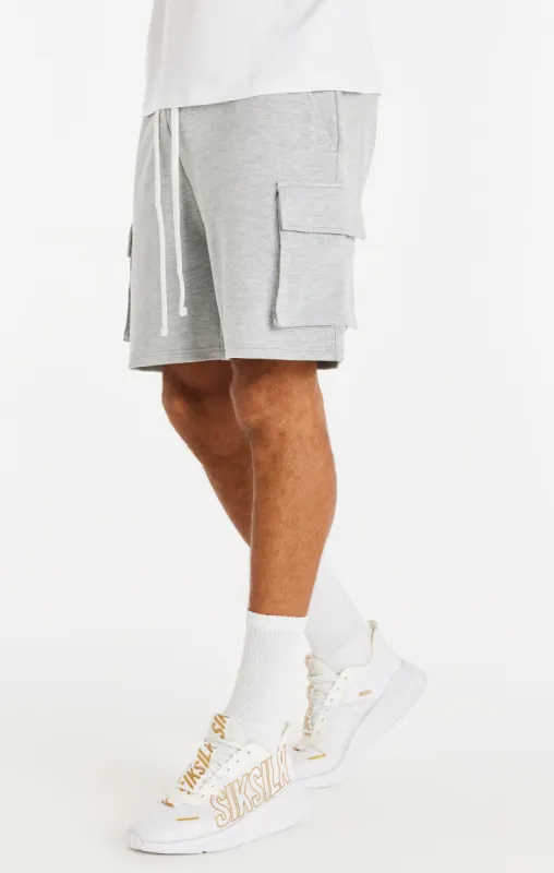 Grey Loop Back Cargo Short sold by Siksilk