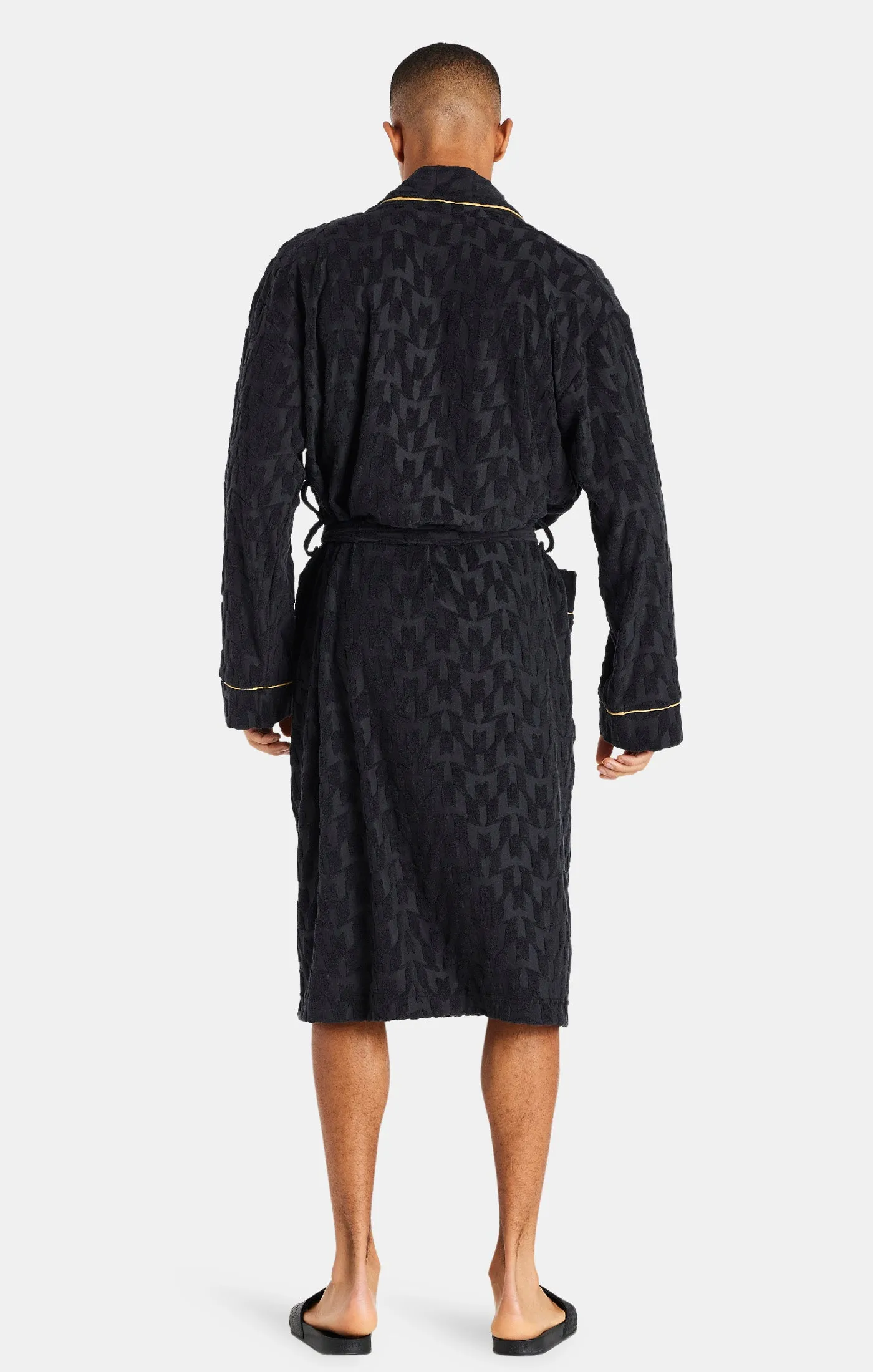 Black Messi x SikSilk Dressing Gown sold by Siksilk product image thumbnail 5