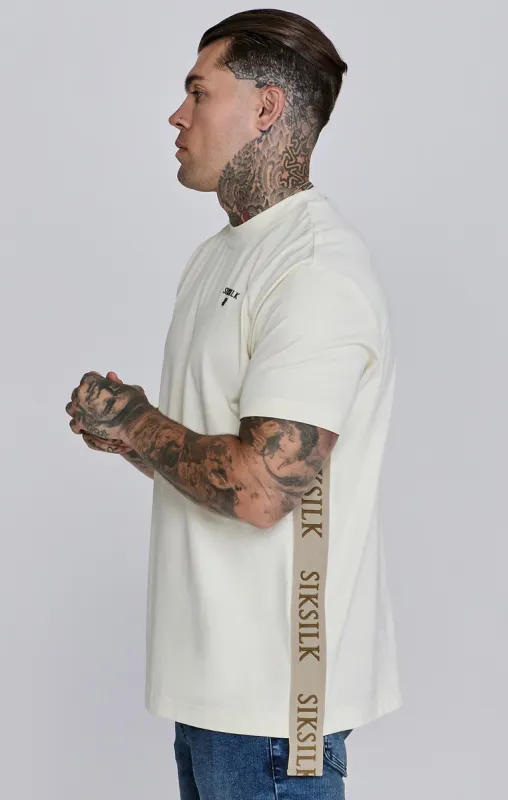 Ecru Oversized T-Shirt sold by Siksilk