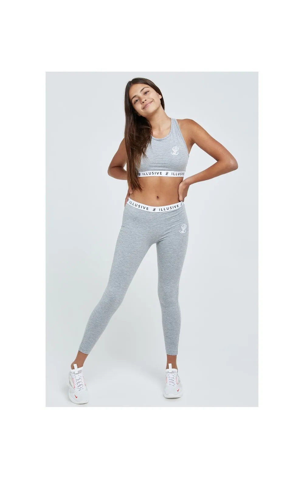 Illusive London Core Bralette - Grey Marl sold by Siksilk product image thumbnail 3