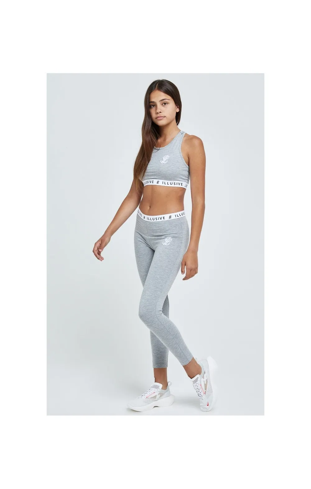 Illusive London Core Bralette - Grey Marl sold by Siksilk product image thumbnail 4