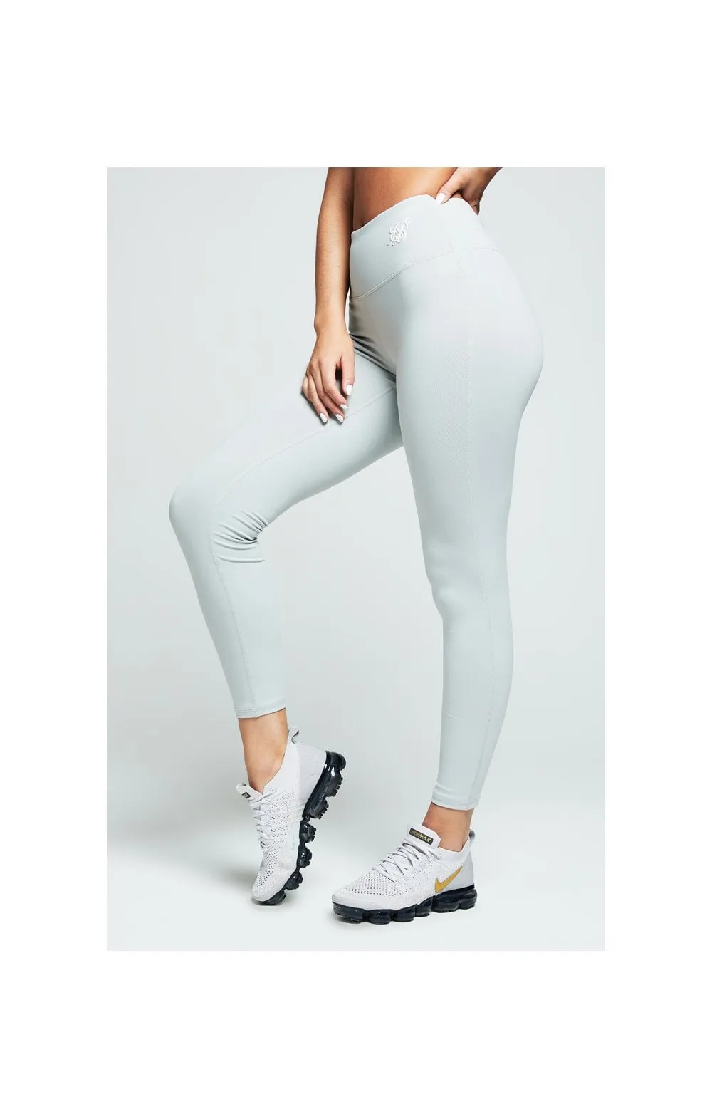 Grey Essential Gym Legging sold by Siksilk product image thumbnail 4