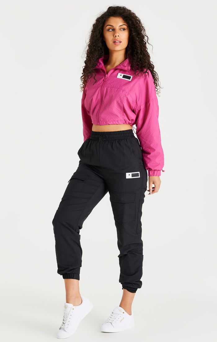 Pink Cropped Ruched Jacket sold by Siksilk product image thumbnail 3
