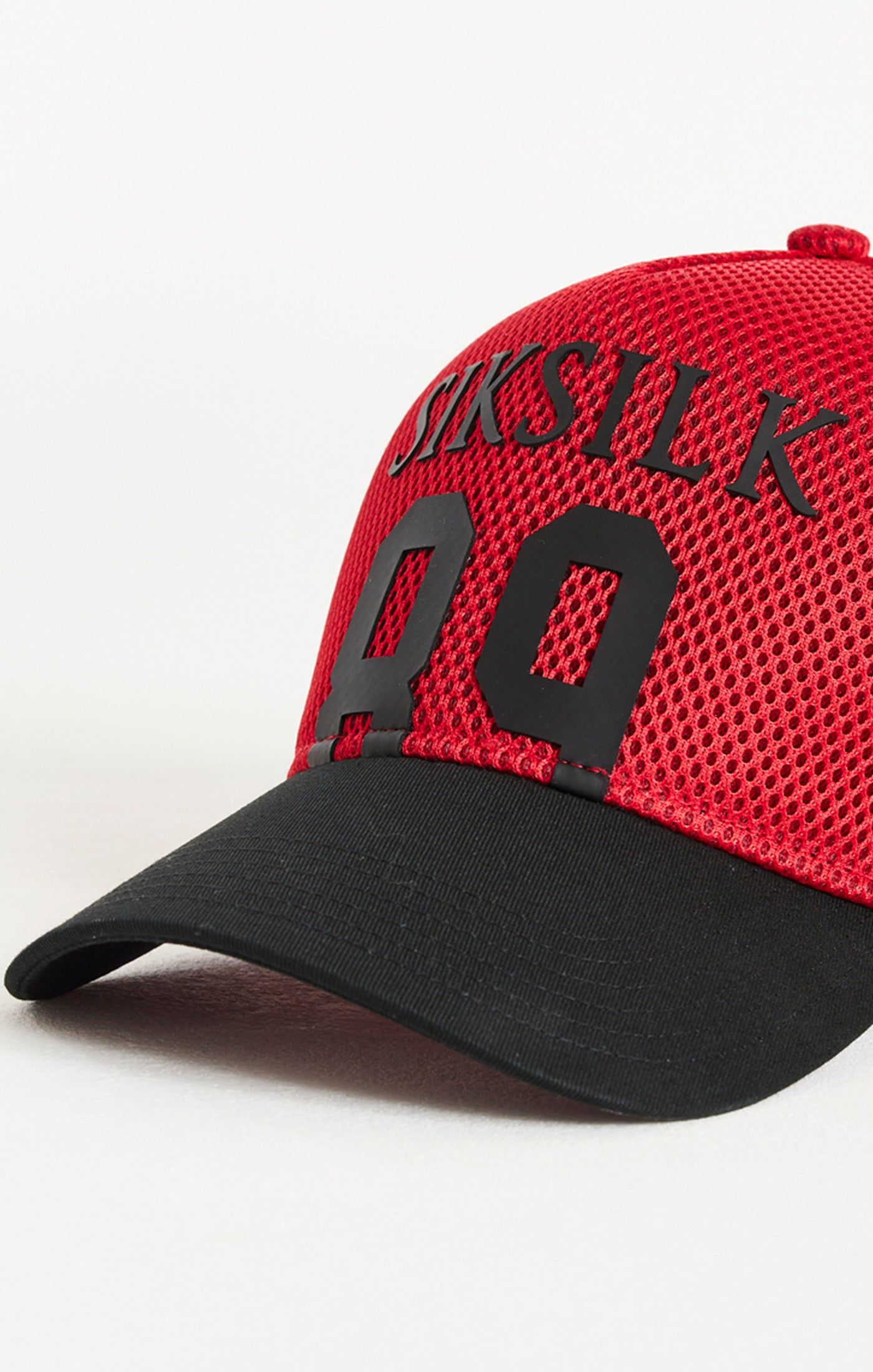 Red Full Mesh 89 Trucker Cap sold by Siksilk product image thumbnail 2