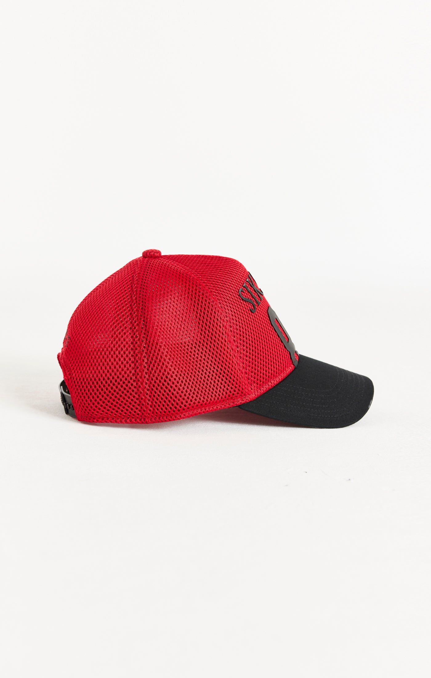 Red Full Mesh 89 Trucker Cap sold by Siksilk product image thumbnail 3