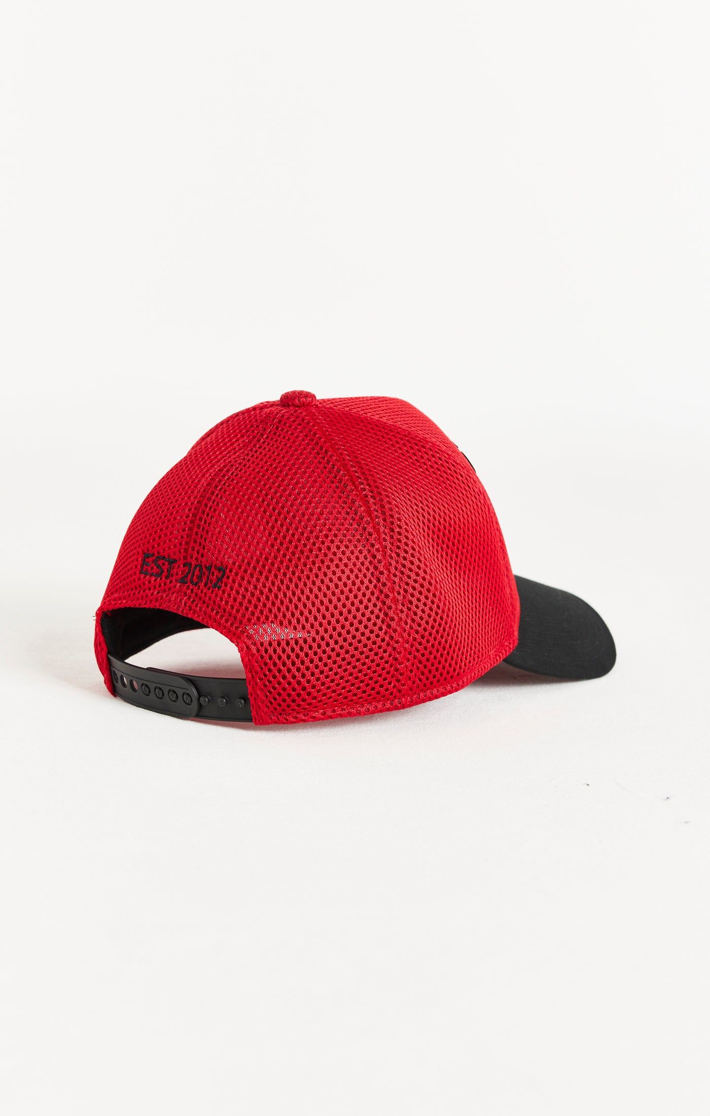 Red Full Mesh 89 Trucker Cap sold by Siksilk product image thumbnail 4