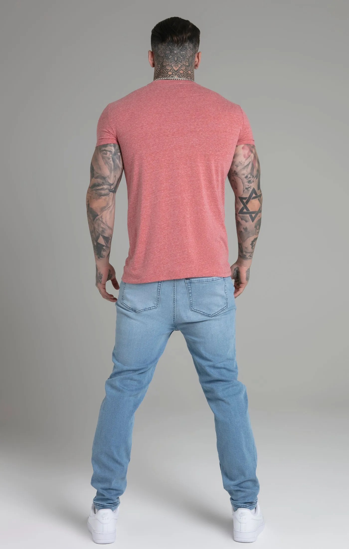 Orange Marl T-Shirt sold by Siksilk product image thumbnail 5