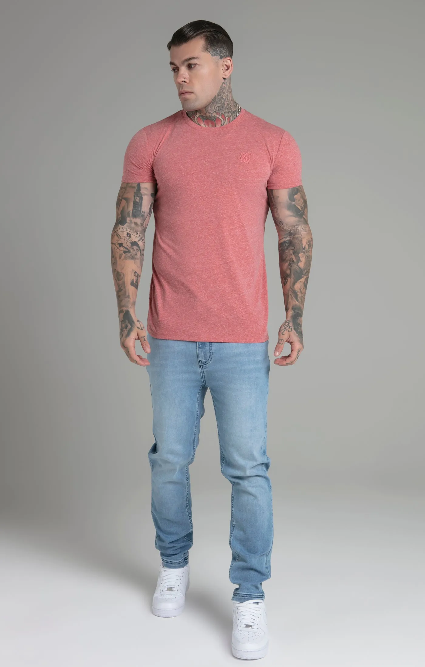 Orange Marl T-Shirt sold by Siksilk product image thumbnail 2