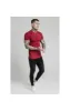 SikSilk Straight Hem Gym Tee - Red sold by Siksilk