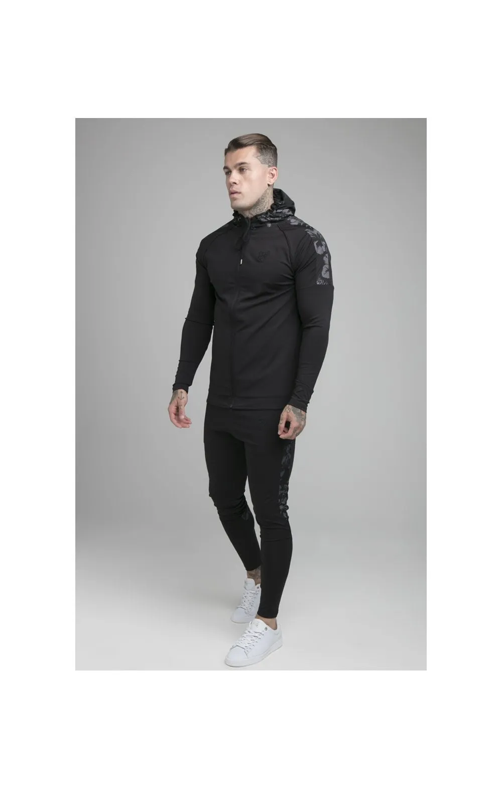 SikSilk Scope Hawaii Track Pant - Black sold by Siksilk product image thumbnail 4