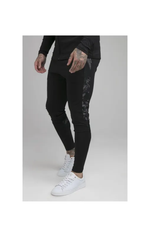 SikSilk Scope Hawaii Track Pant - Black sold by Siksilk