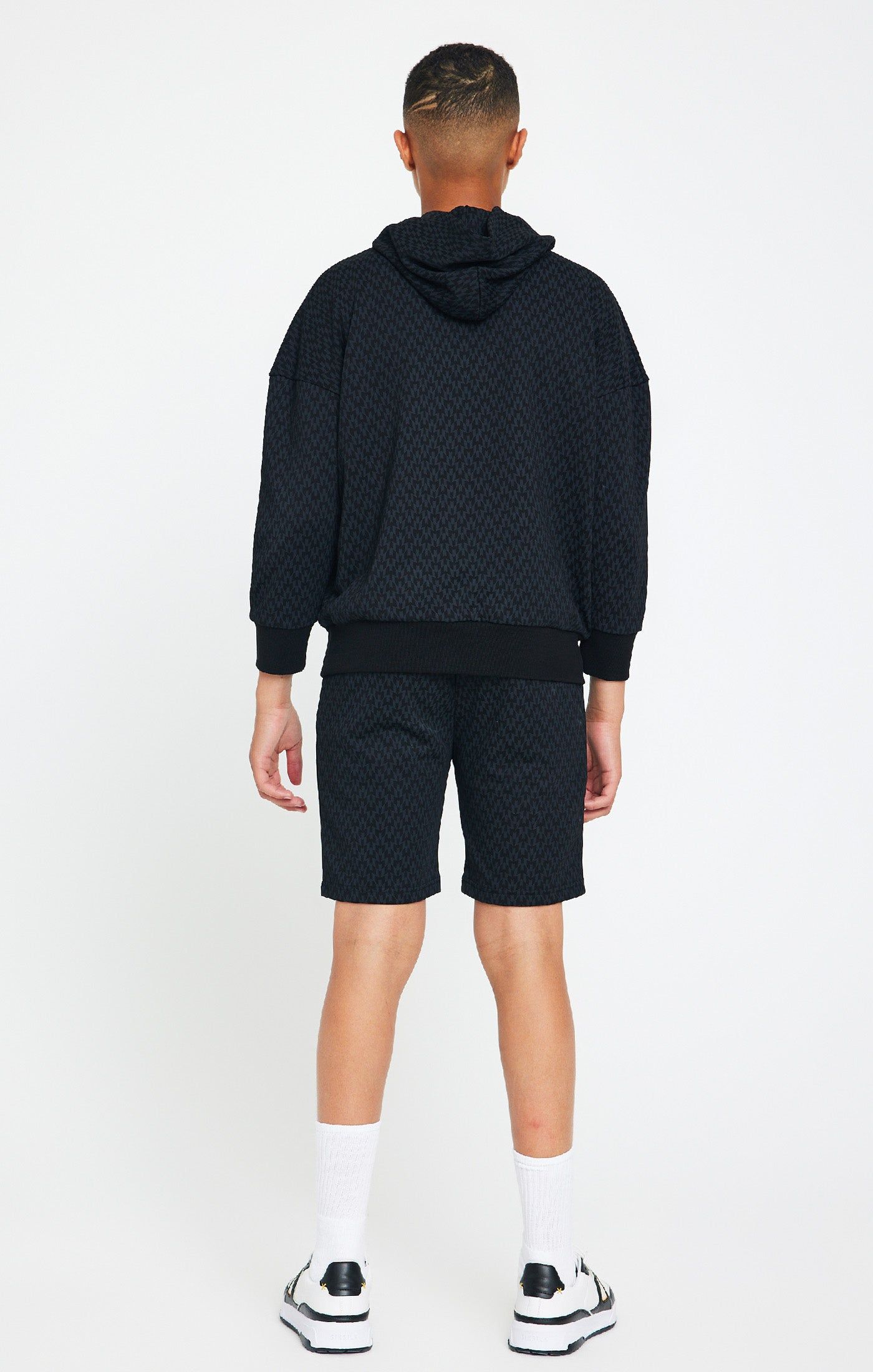 Boys Messi x SikSilk Black Printed Oversized Hoodie sold by Siksilk product image thumbnail 6