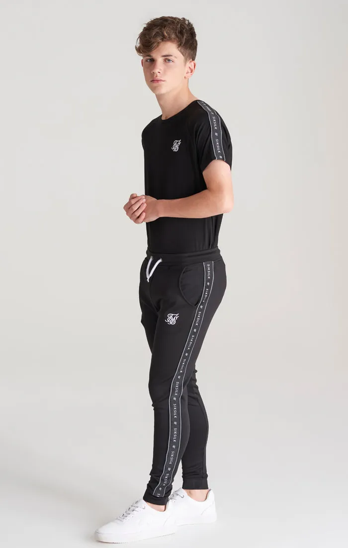 Boys Black Taped Jogger sold by Siksilk product image thumbnail 5