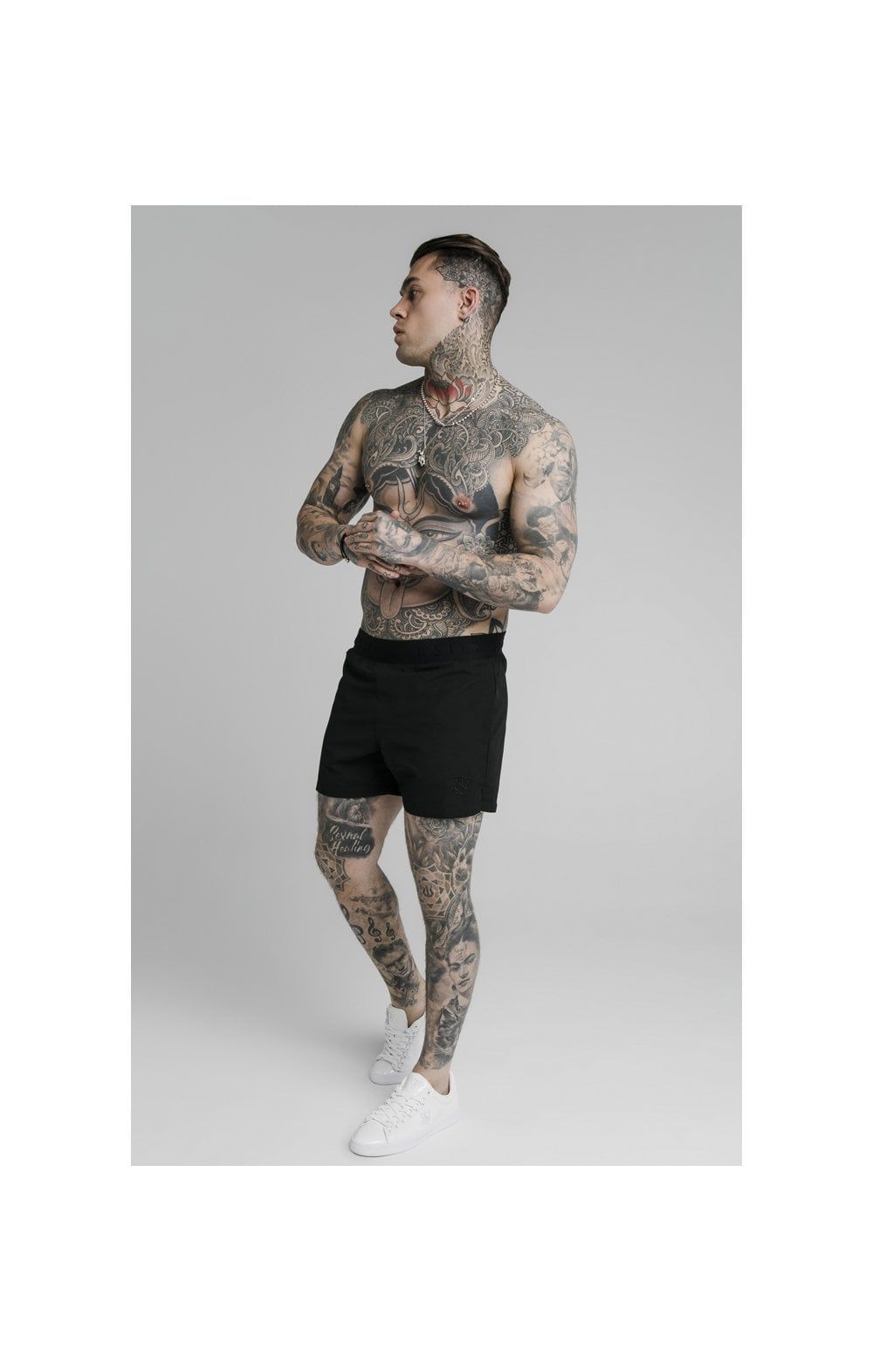 SikSilk Standard Swim Shorts - Black sold by Siksilk product image thumbnail 5