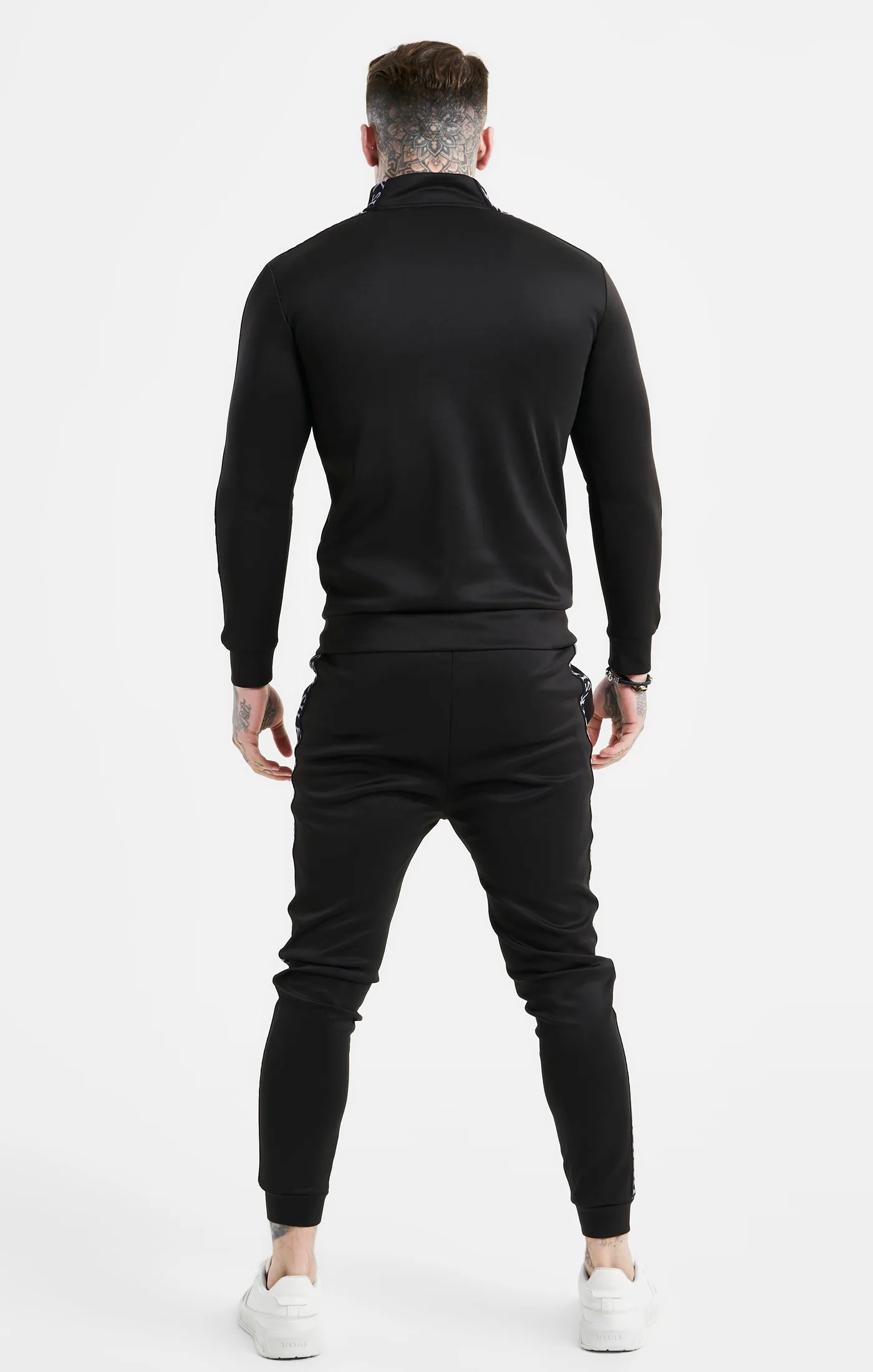 Black Taped Cuffed Jogger sold by Siksilk product image thumbnail 5