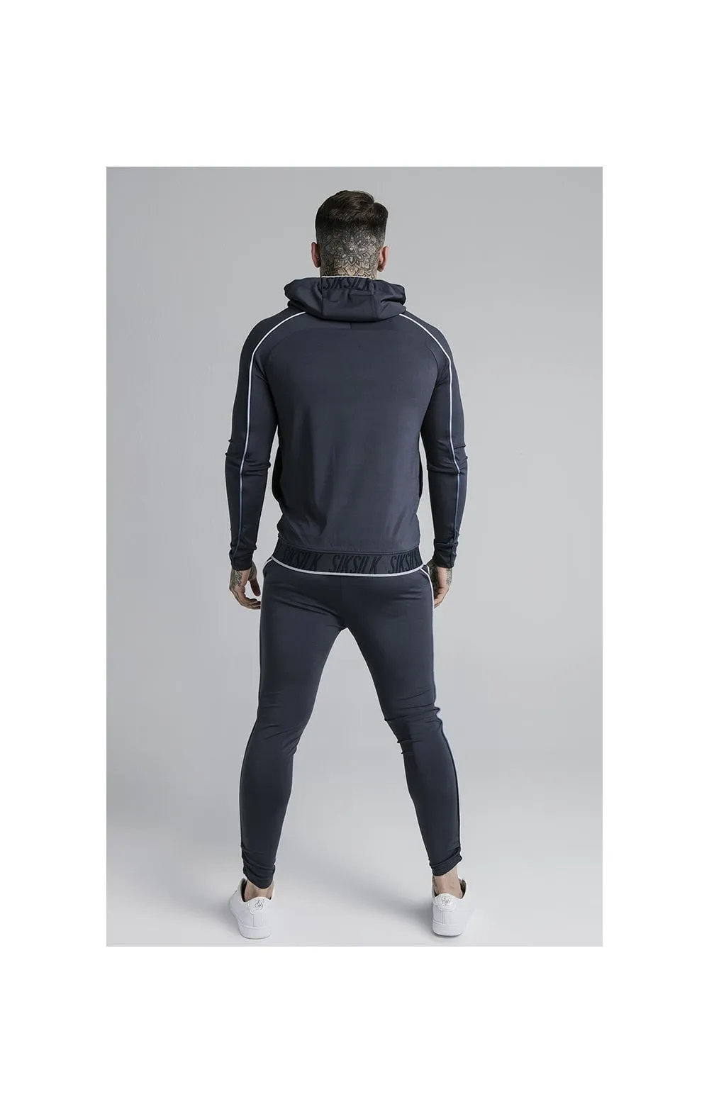 SikSilk Gravity Zip Through Hoodie - Navy sold by Siksilk product image thumbnail 4