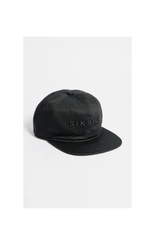 SikSilk Cotton Snapback - Black sold by Siksilk