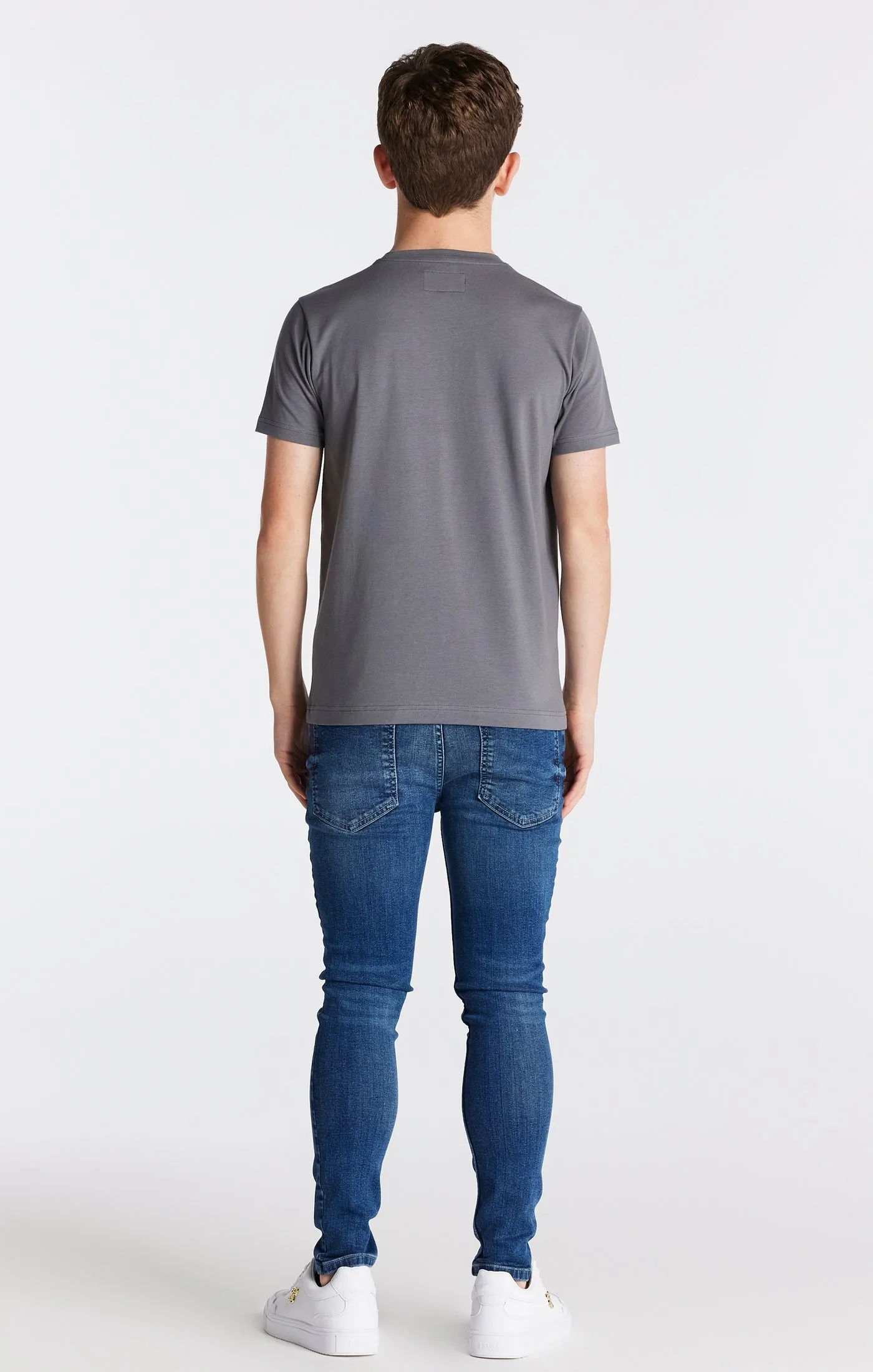 Boys Essential Midstone Skinny Denim Jean sold by Siksilk product image thumbnail 5