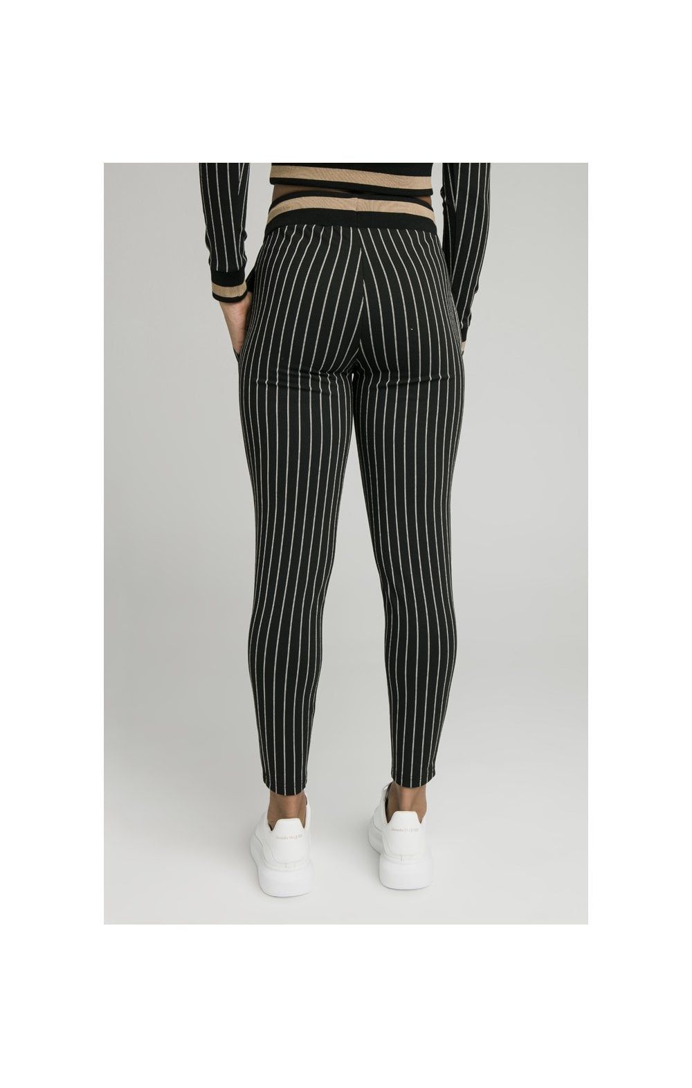 SikSilk Baseball Stripe Joggers - Black sold by Siksilk product image thumbnail 9