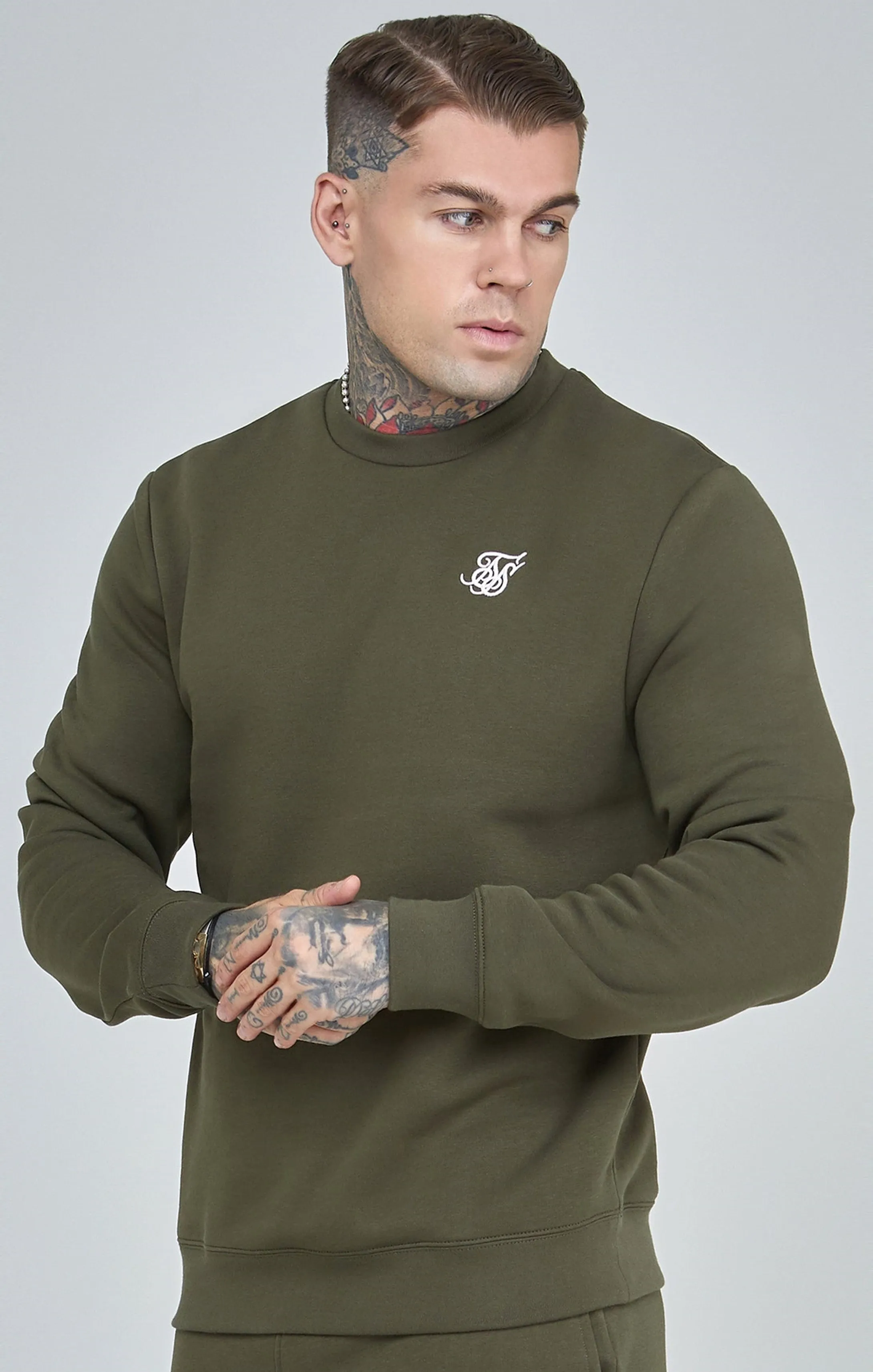 Essential Sweatshirt Bundle Khaki/Black sold by Siksilk product image thumbnail 3