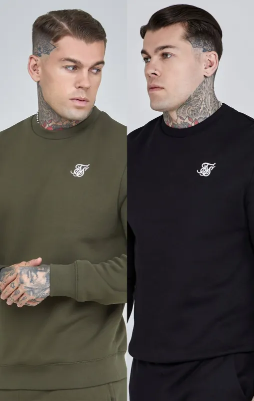 Essential Sweatshirt Bundle Khaki/Black sold by Siksilk