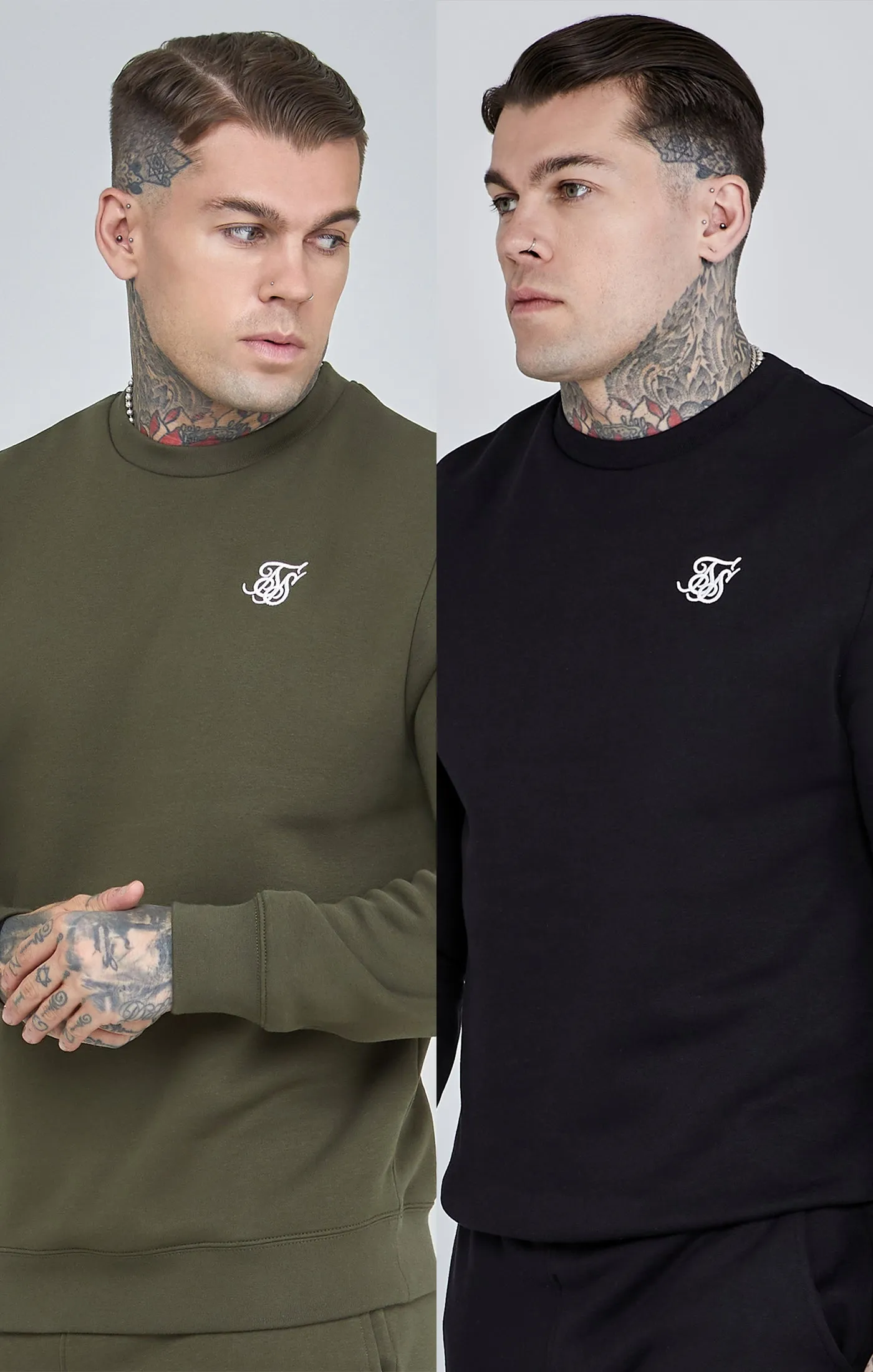 Essential Sweatshirt Bundle Khaki/Black sold by Siksilk