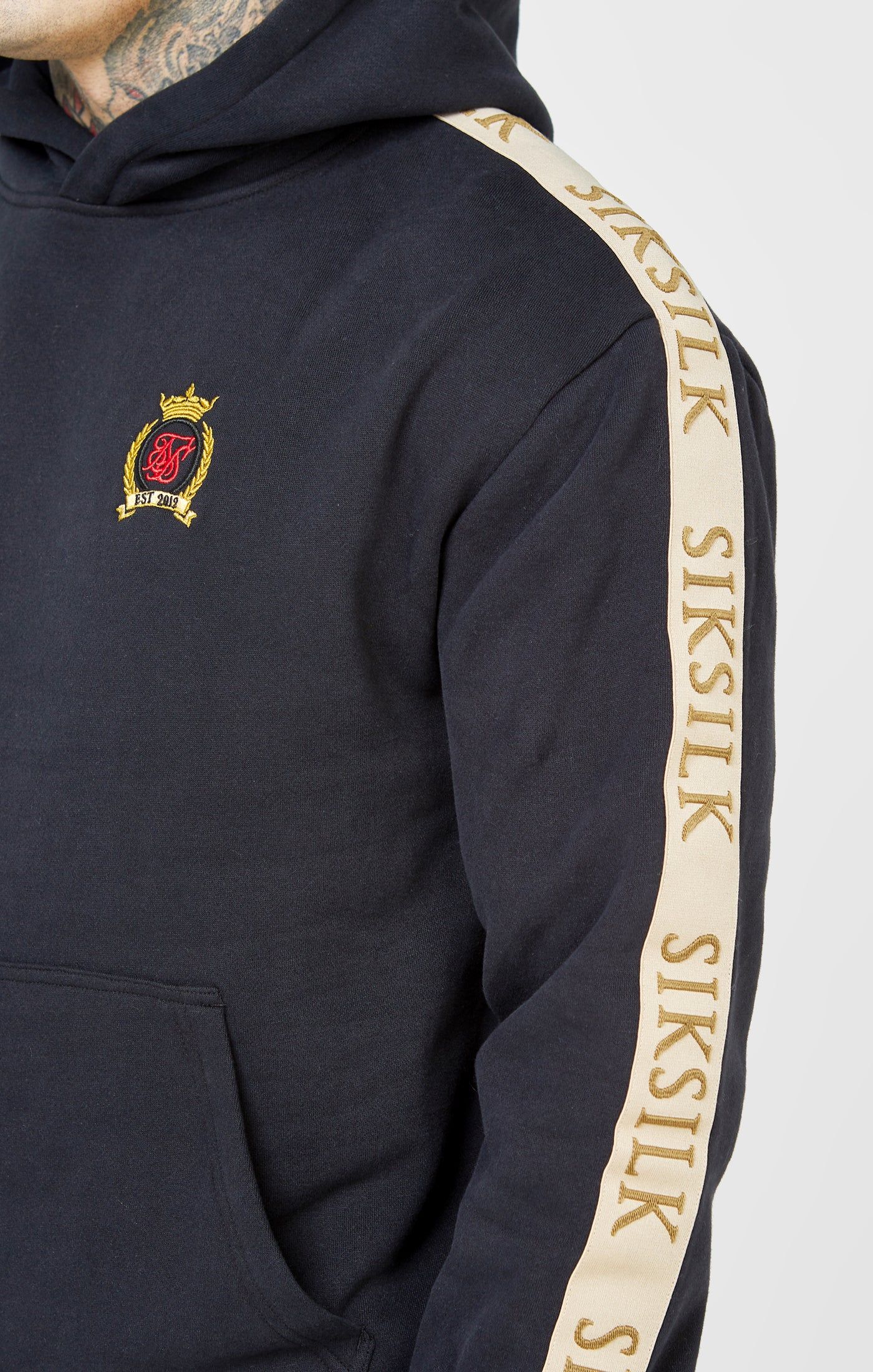 Black Oversized Hoodie sold by Siksilk product image thumbnail 2