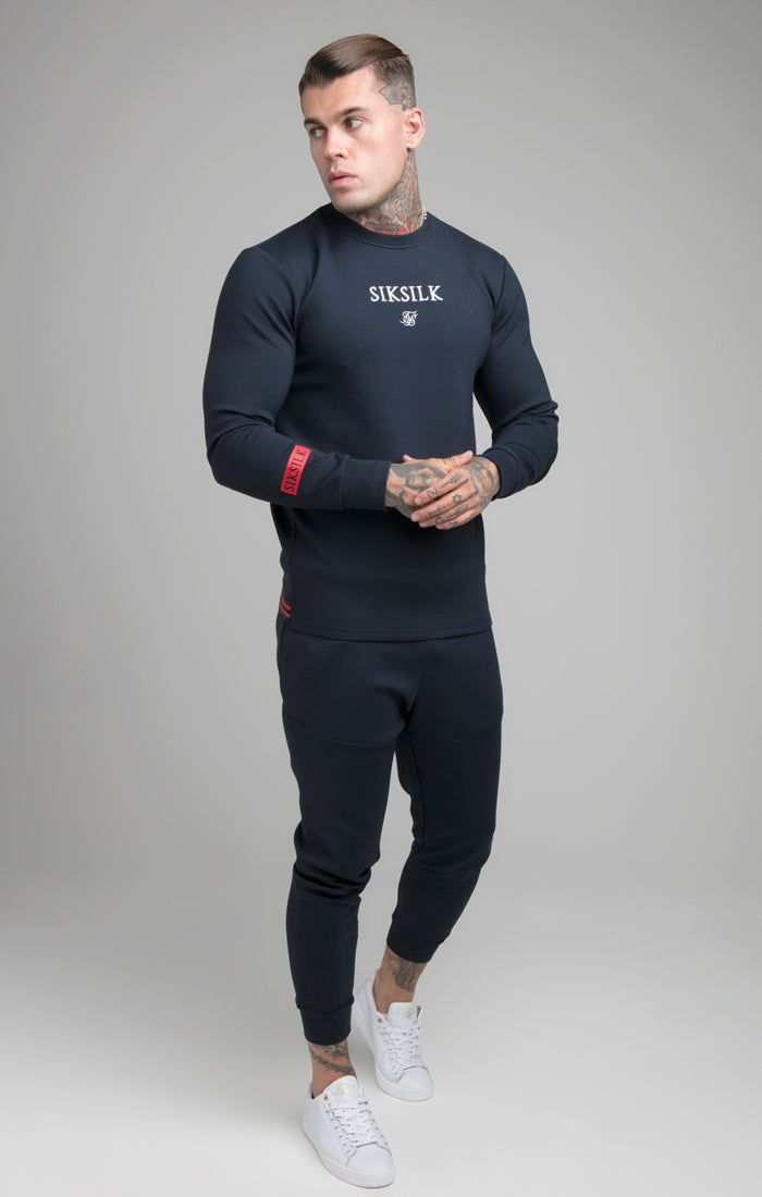 Navy Pro Sweatshirt sold by Siksilk product image thumbnail 4