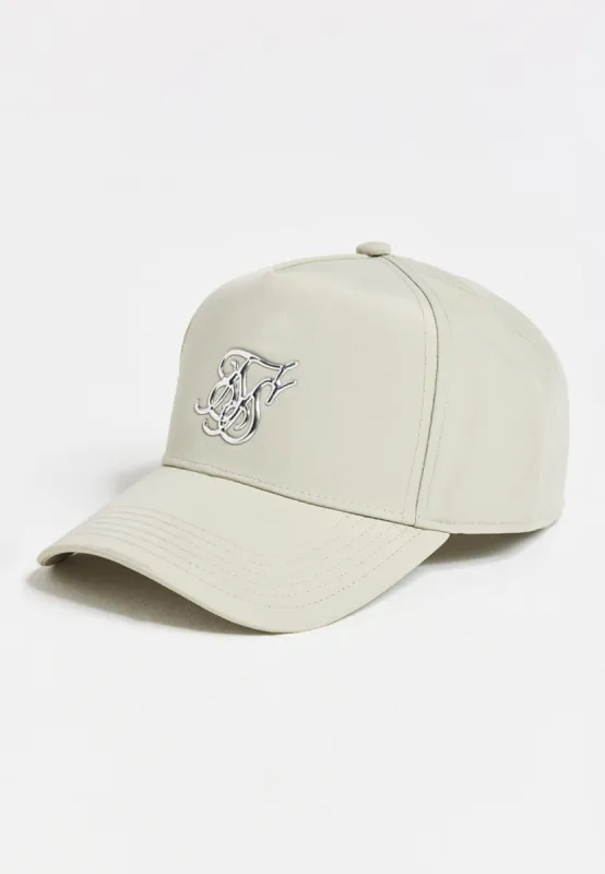 Ecru Metallic Trucker Cap sold by Siksilk