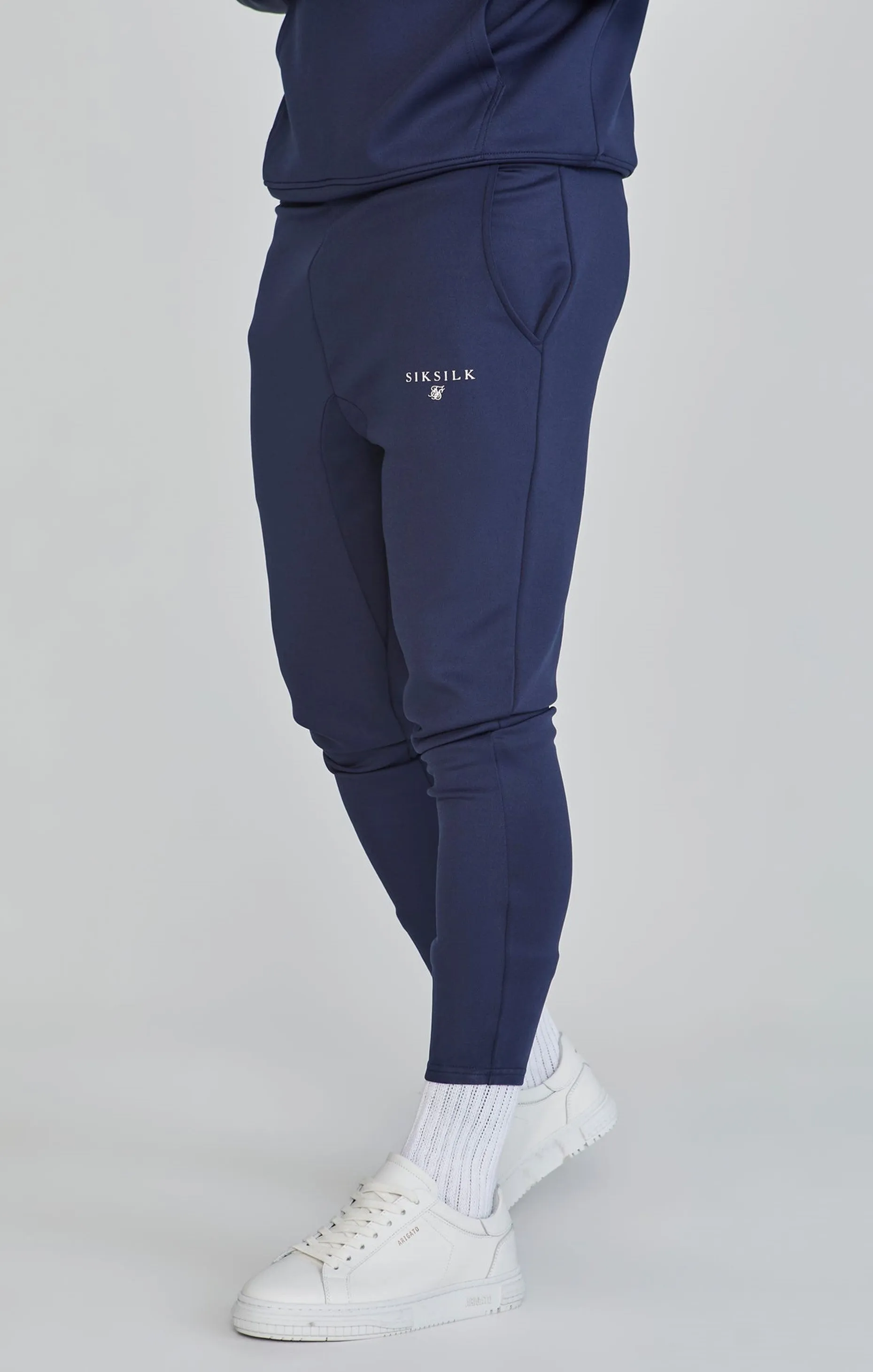 Essentials Poly Joggers Bundle Grey/Navy sold by Siksilk product image thumbnail 3