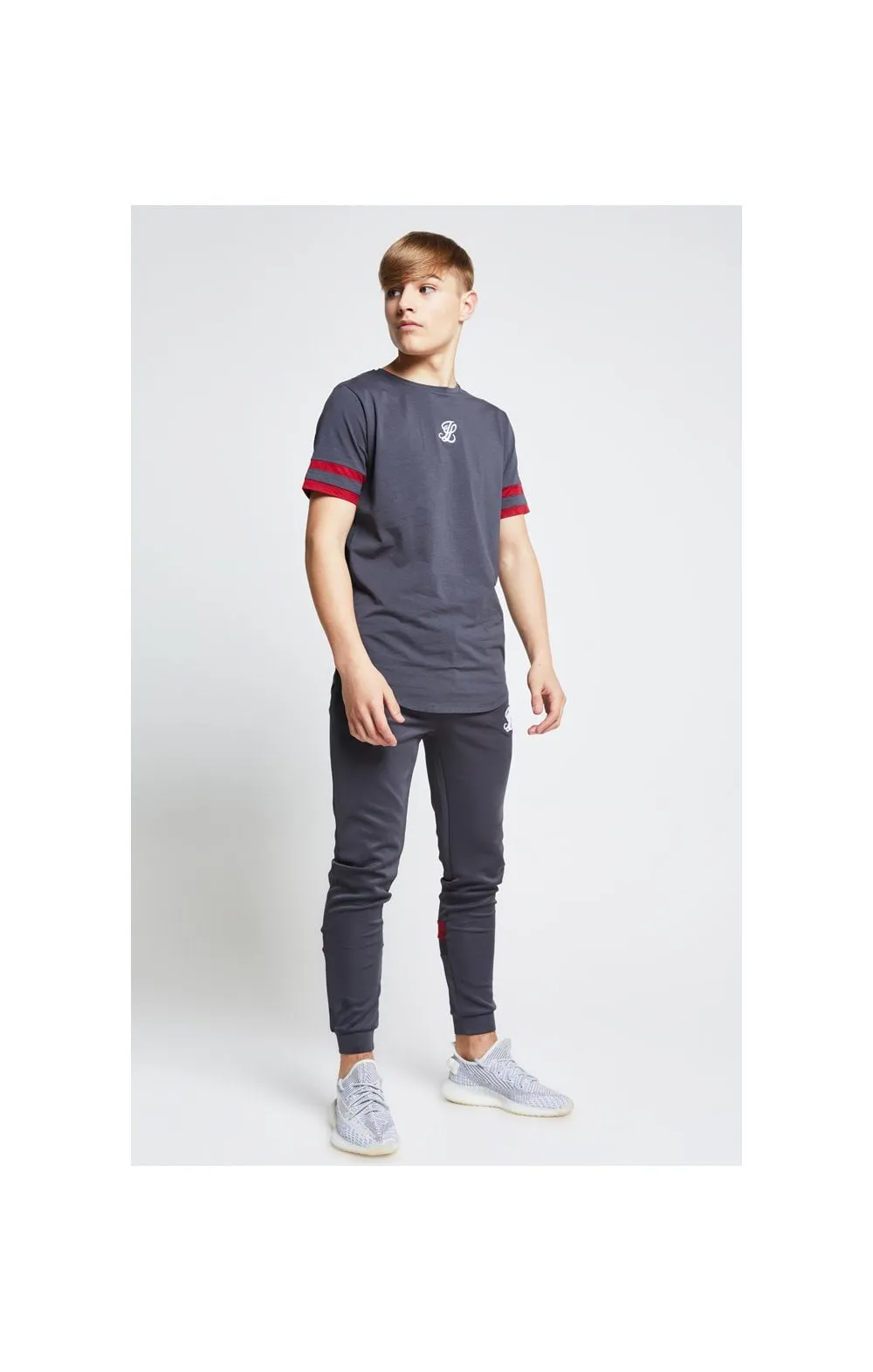 Illusive London Tournament Tee – Grey & Pink sold by Siksilk product image thumbnail 3