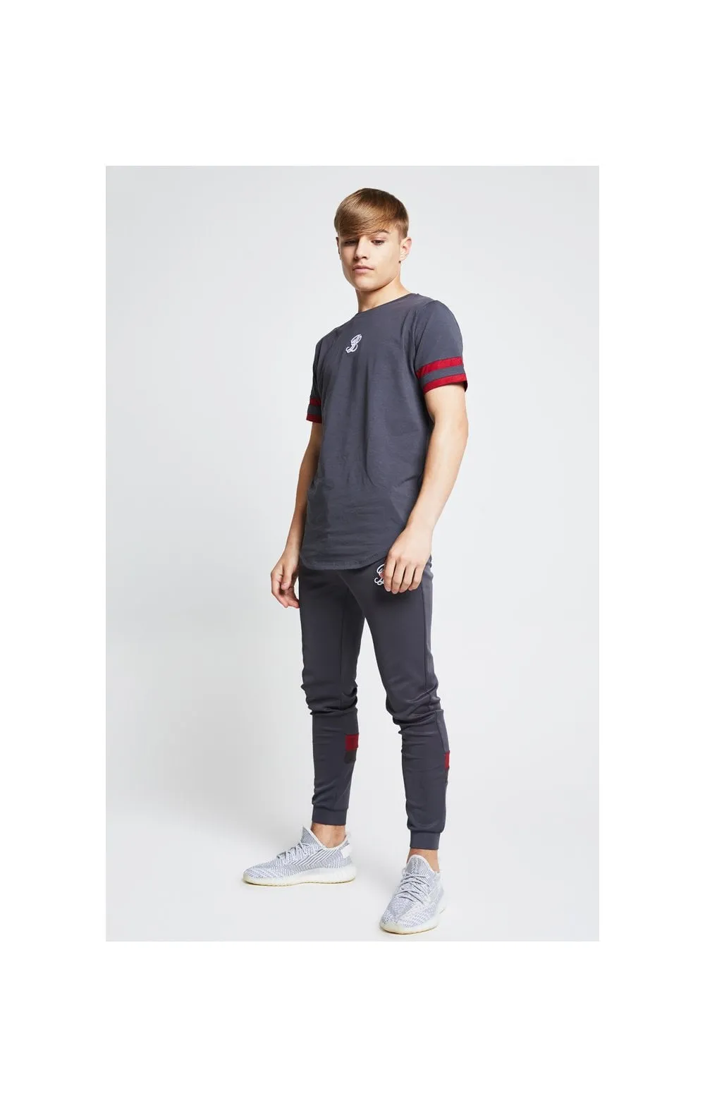 Illusive London Tournament Tee – Grey & Pink sold by Siksilk product image thumbnail 4