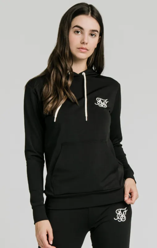 SikSilk Leopard Hooded Track Top – Black sold by Siksilk