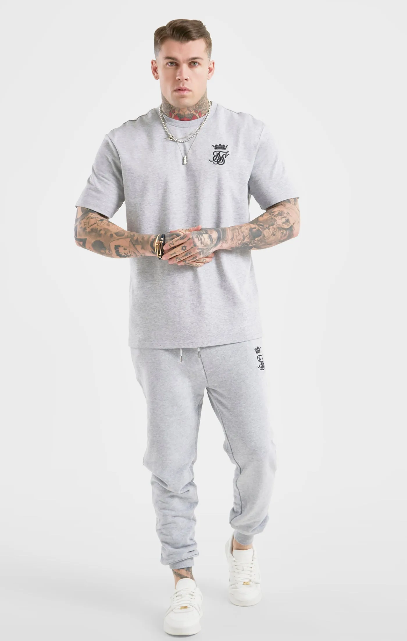 Messi x SikSilk Grey Fleece Pant sold by Siksilk product image thumbnail 3