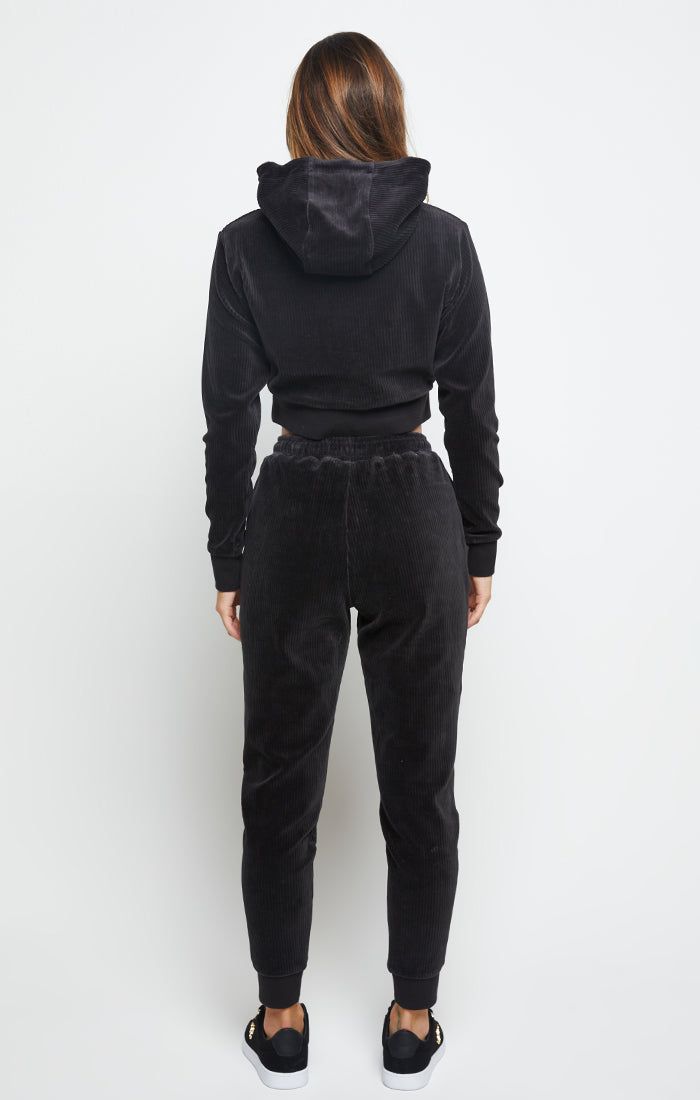 SikSilk Allure Cropped Hoodie - Black sold by Siksilk product image thumbnail 5