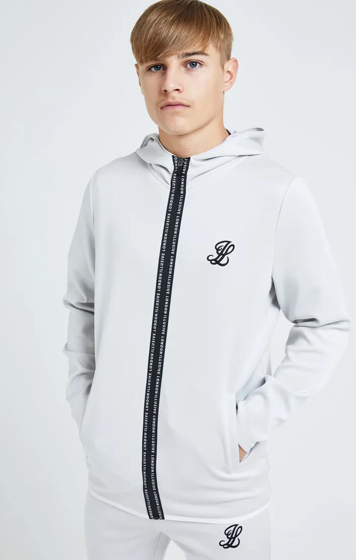 Illusive London Apex Agility Zip Through Hoodie - Grey sold by Siksilk